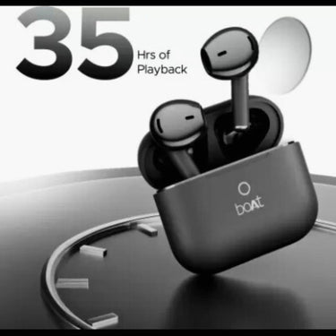 boAt Airdopes Alpha TWS Earbuds – 35H Playtime, 13mm Drivers, Dual Mics with ENx, Bluetooth Wireless